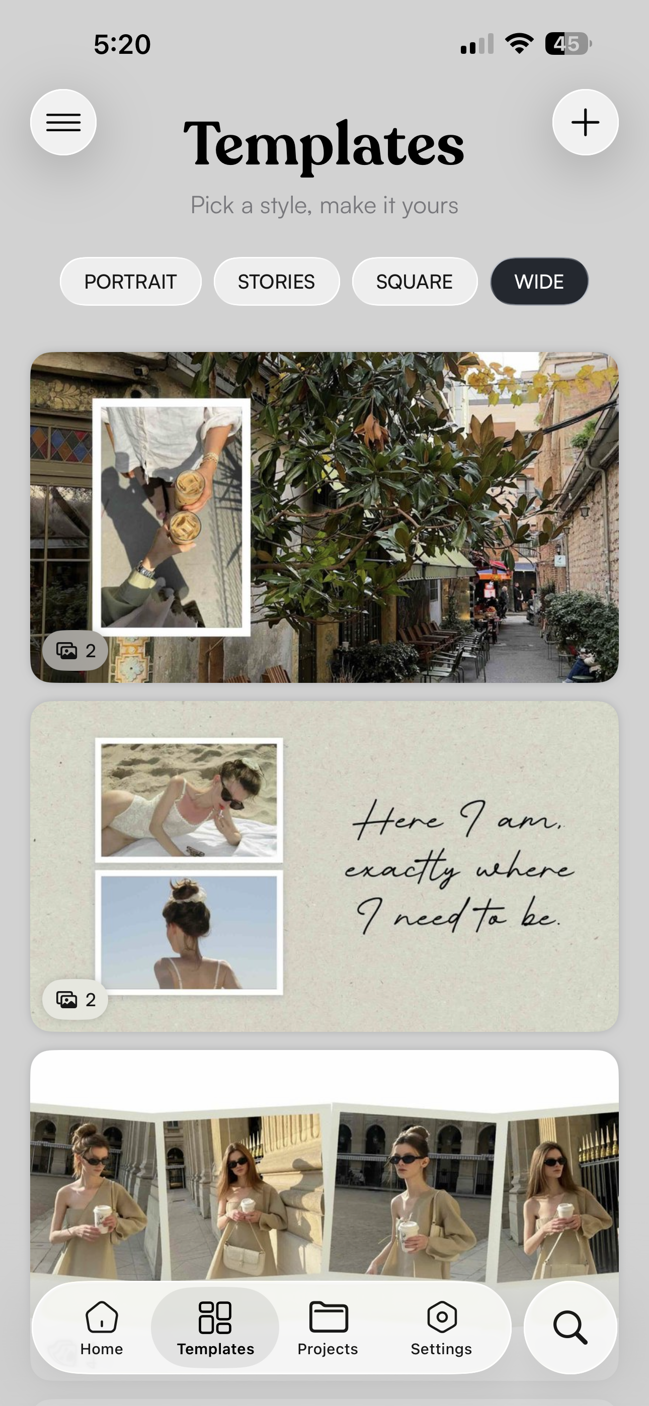 Frames — Expression