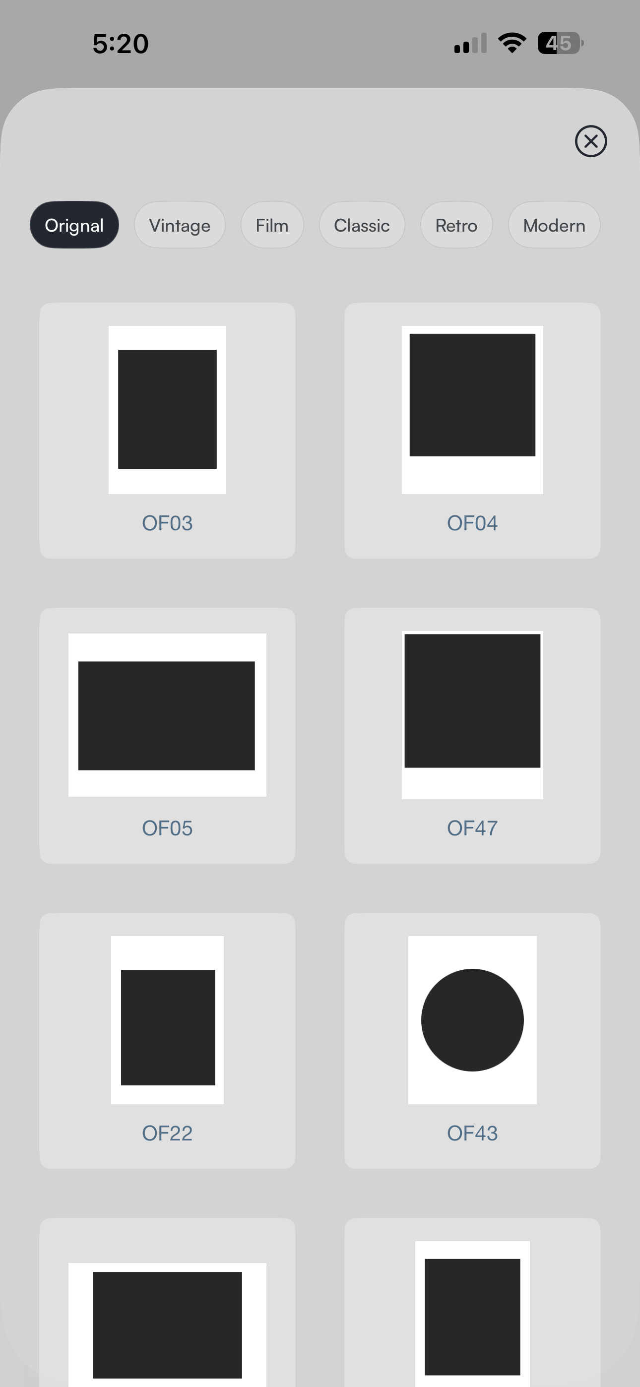 Frames — Expression