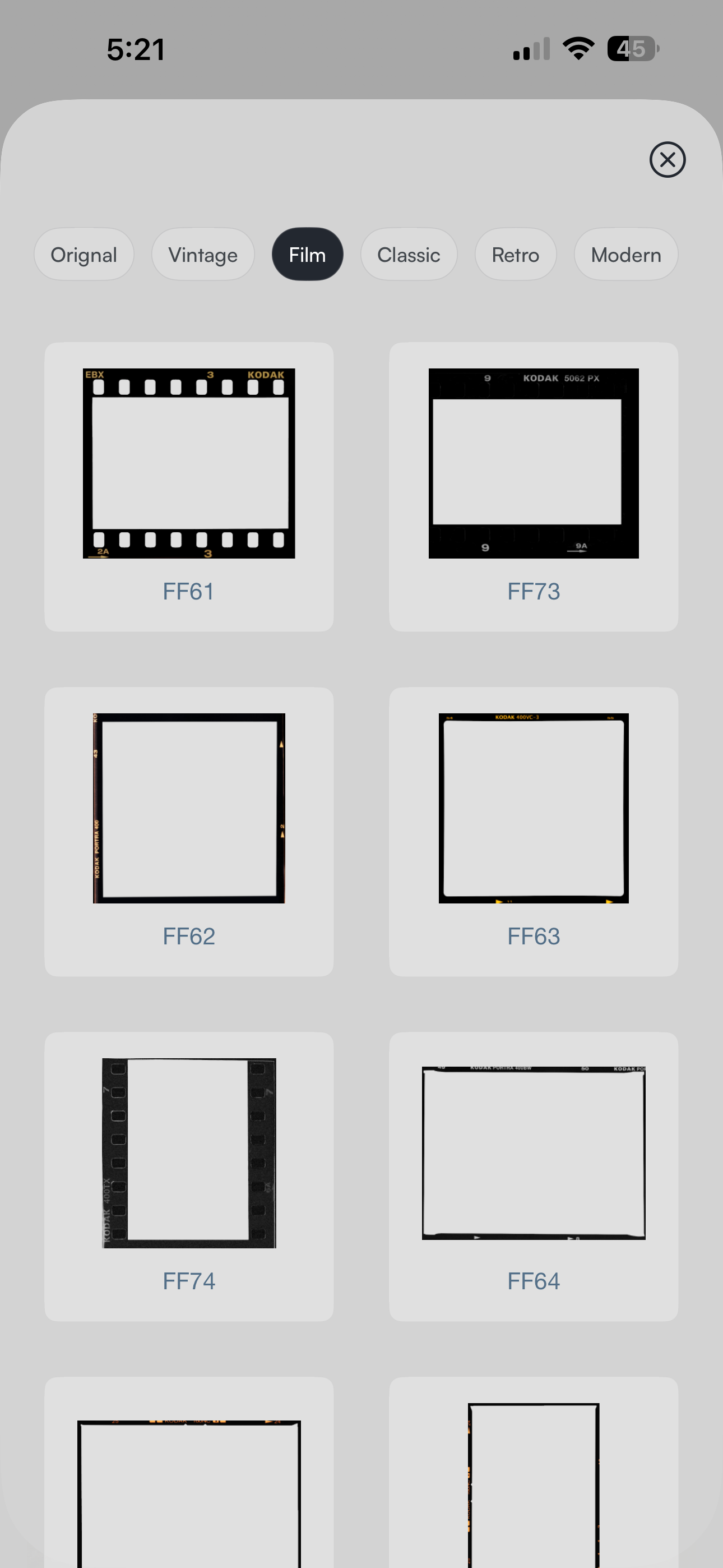 Frames — Expression